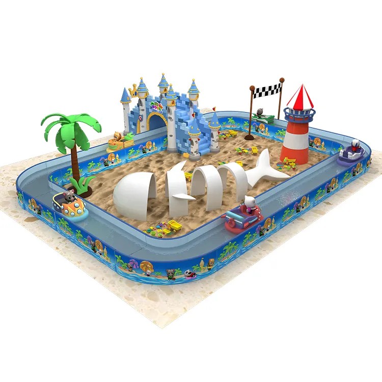 Indoor Carnival Water Park Children Amusement Theme Park Rides Electric Pirate Ship Water Game